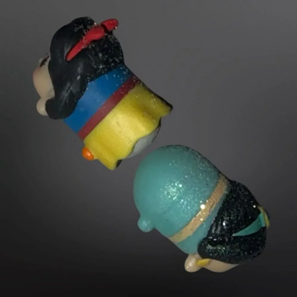 Disney Tsum Tsum TSparkle Snow White & Princess Jasmine Figure Mini Size  A14